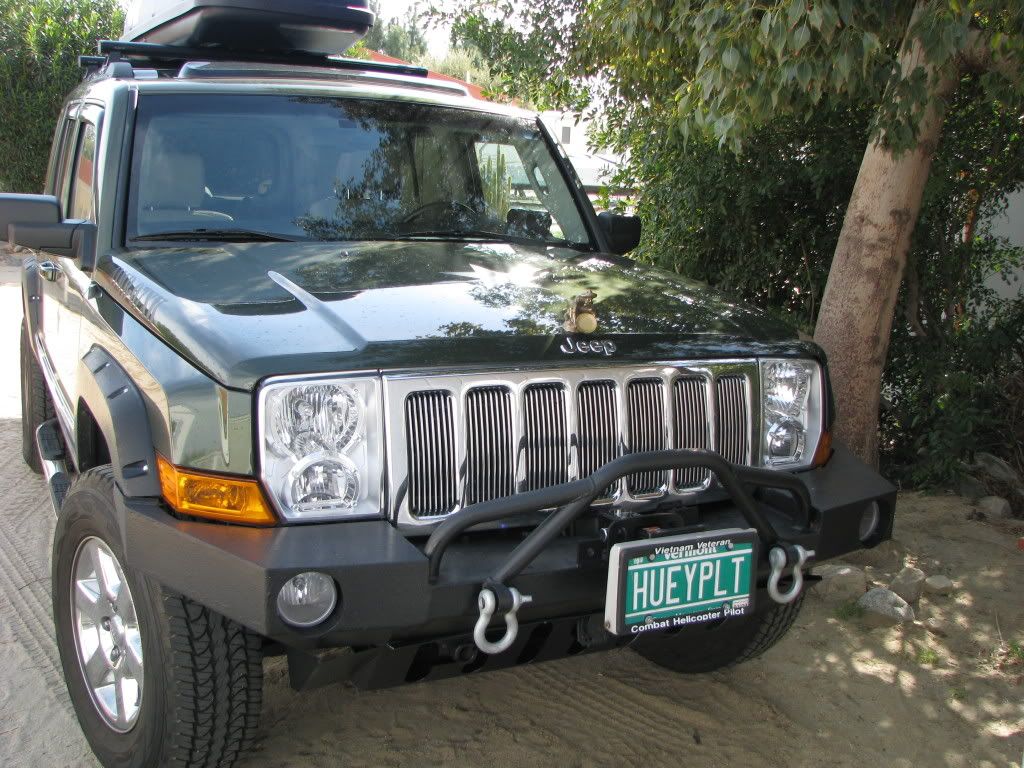 Jeep commander steel bumper