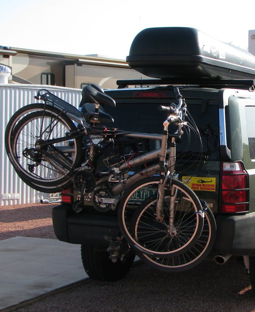 Jeep commander bike rack #2