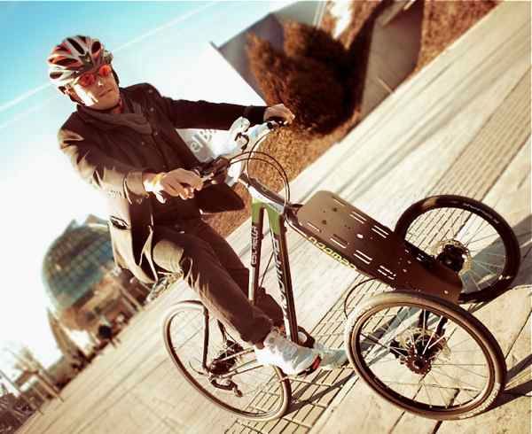 dual front wheel bicycle