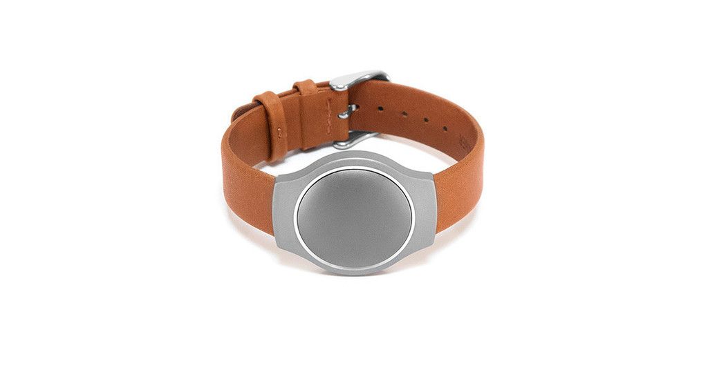 Bán dây da (leather band) cho Misfit Shine màu da nâu (tan color) new 100% - 2
