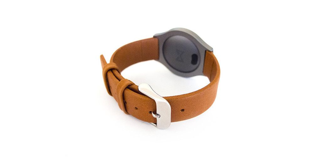 Bán dây da (leather band) cho Misfit Shine màu da nâu (tan color) new 100% - 1