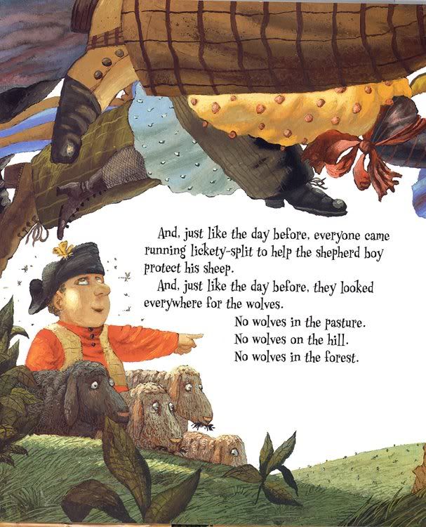 “The Boy Who Cried Wolf” – Retold By B.G.Hennessy – Illustrated By ...