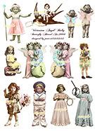 Angel Baby Collage Sheet