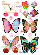 Big Butterfly Collage Sheet