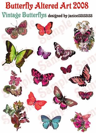 Retro Butterflies 5