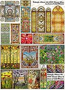 Stained Glasses Collage Sheet