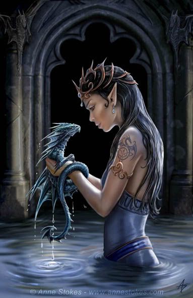 Fantasy Water Dragon Pictures, Wasserdrache