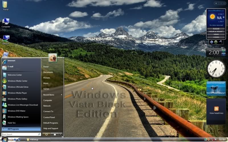 Vista 32bit Black Edition 2009 preview 6