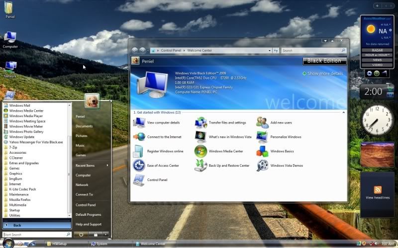 Vista 32bit Black Edition 2009 preview 5