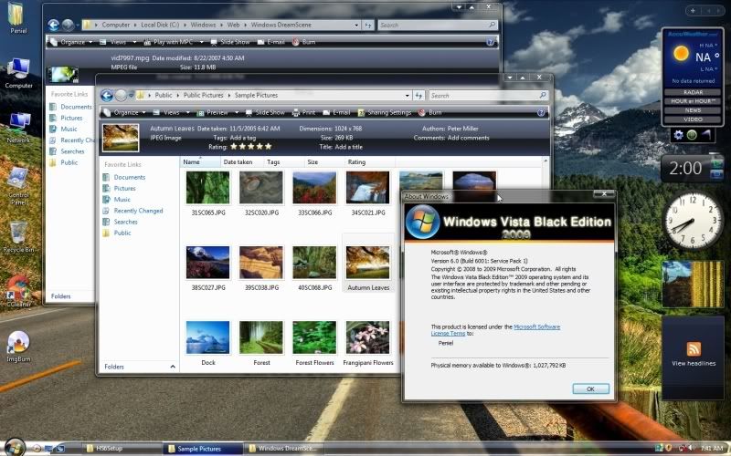 Vista 32bit Black Edition 2009 preview 7