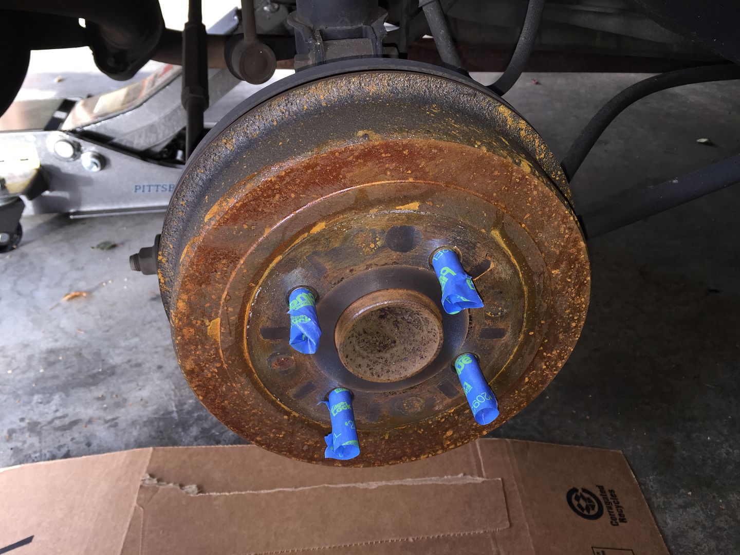 DIY Rear Wheel Stud Replacement w/Drum 2011 Corolla Toyota Nation Forum