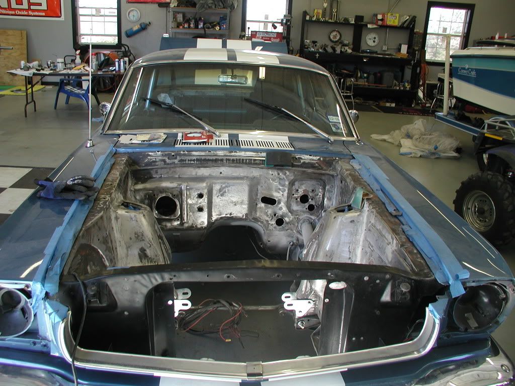 Engine bay is finally painted Ford Muscle Cars Tech Forum