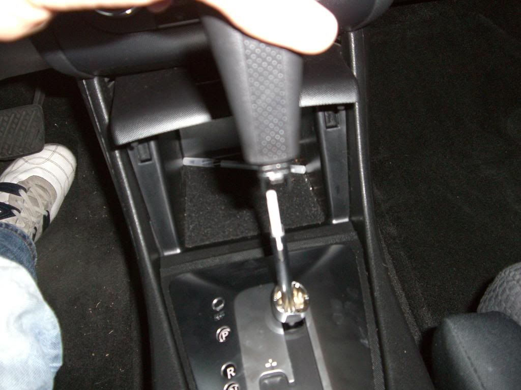 Nissan altima shift knob removal