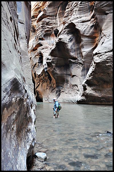 dave, the narrows, zion, 8.09