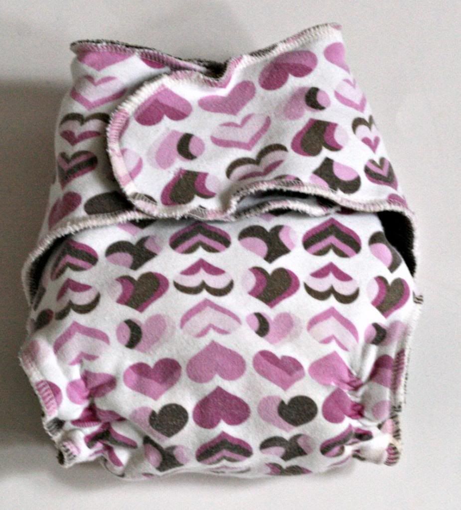 Pink Hearts One Size Snapless Pink Hearts One Size Snapless