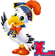 L.gif SeaGull Pirate Parrot Vogel Bird Alphabet animated gif image by Eva3333