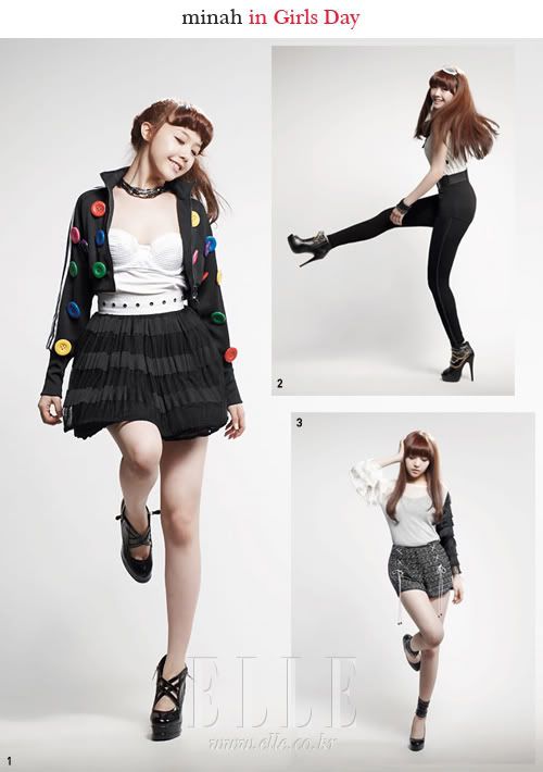 Minah, Bora and G.NA for Elle
