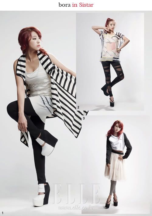 Minah, Bora and G.NA for Elle