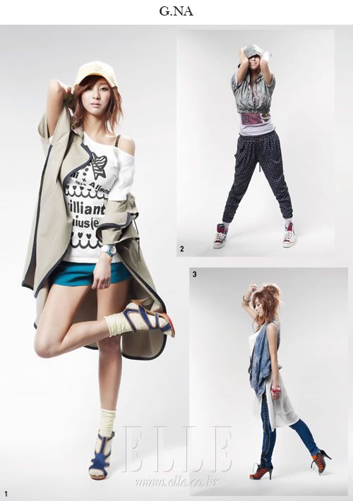 Minah, Bora and G.NA for Ellet