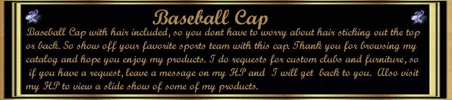 Baseball Cap Description