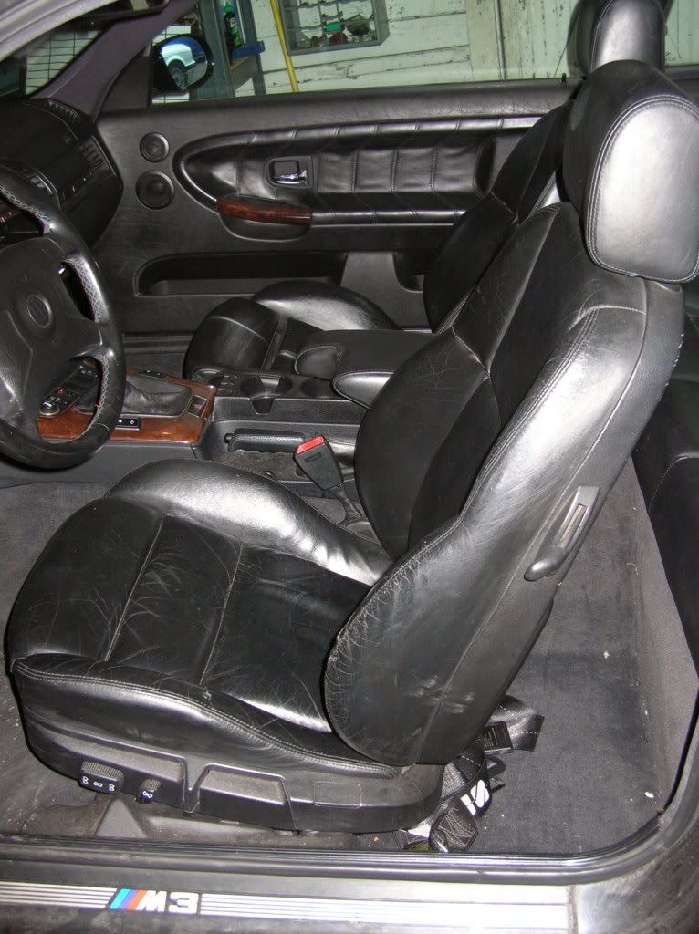 E36 E36 M3 Lux heated power black leather seats