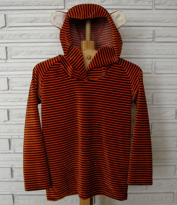 Tiger Bamboo Velour Hoodie  size 4T