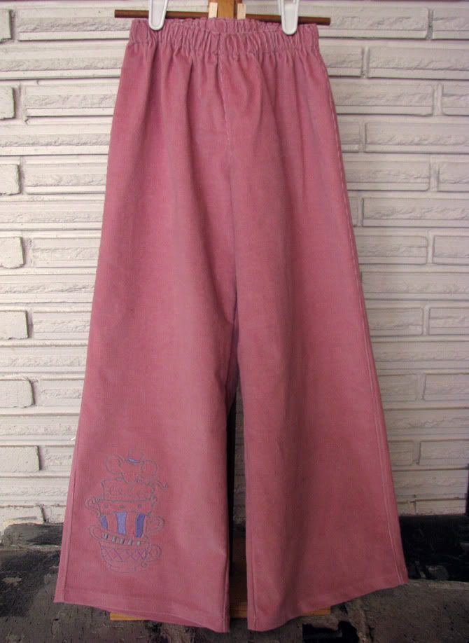 Tea Mouse Pink Corduroy Pants size 7/8