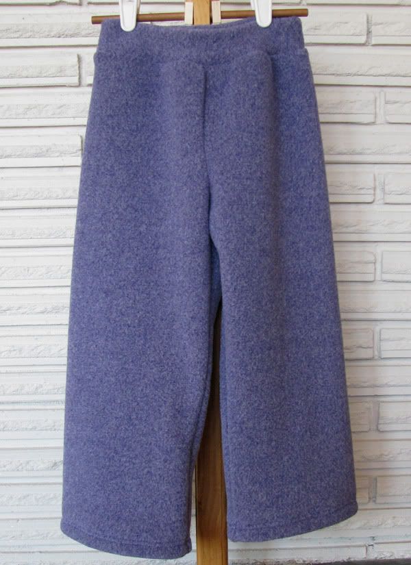 Purple Polar Fleece Pants, size 5