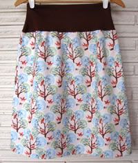 Red Bird Mama Skirt  size S/M
