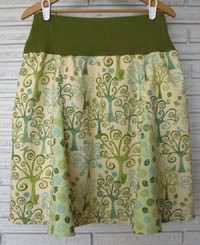 Love the Trees Gored Mama Skirt  size L *sale*