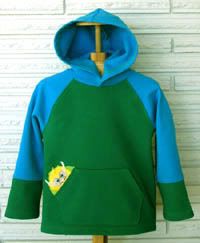 Is that a monster in your pocket?  Hoodie size 4T
