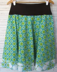 Whimsy Petals Mama Skirt  size M