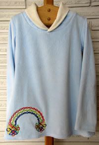 Rainbow for a Cloudy Day Tunic  size 7/8