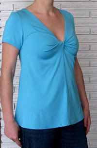 Harmony Threads Twist Top Maternity Shirt  size S