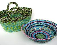 Harmony Threads Custom Coiled Fabric Basket