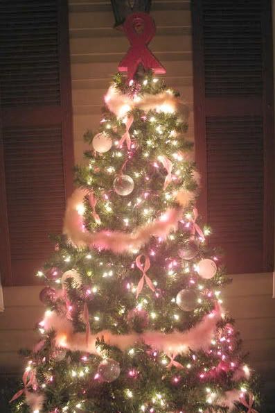 Pink Ribbon Awareness Christmas Tree Pictures, Images and Photos