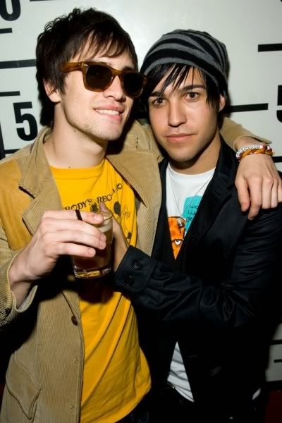 Brendon Urie and Pete Wentz Pictures, Images and Photos