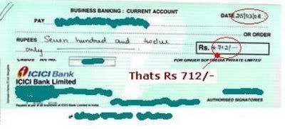 Rupeemail cheque