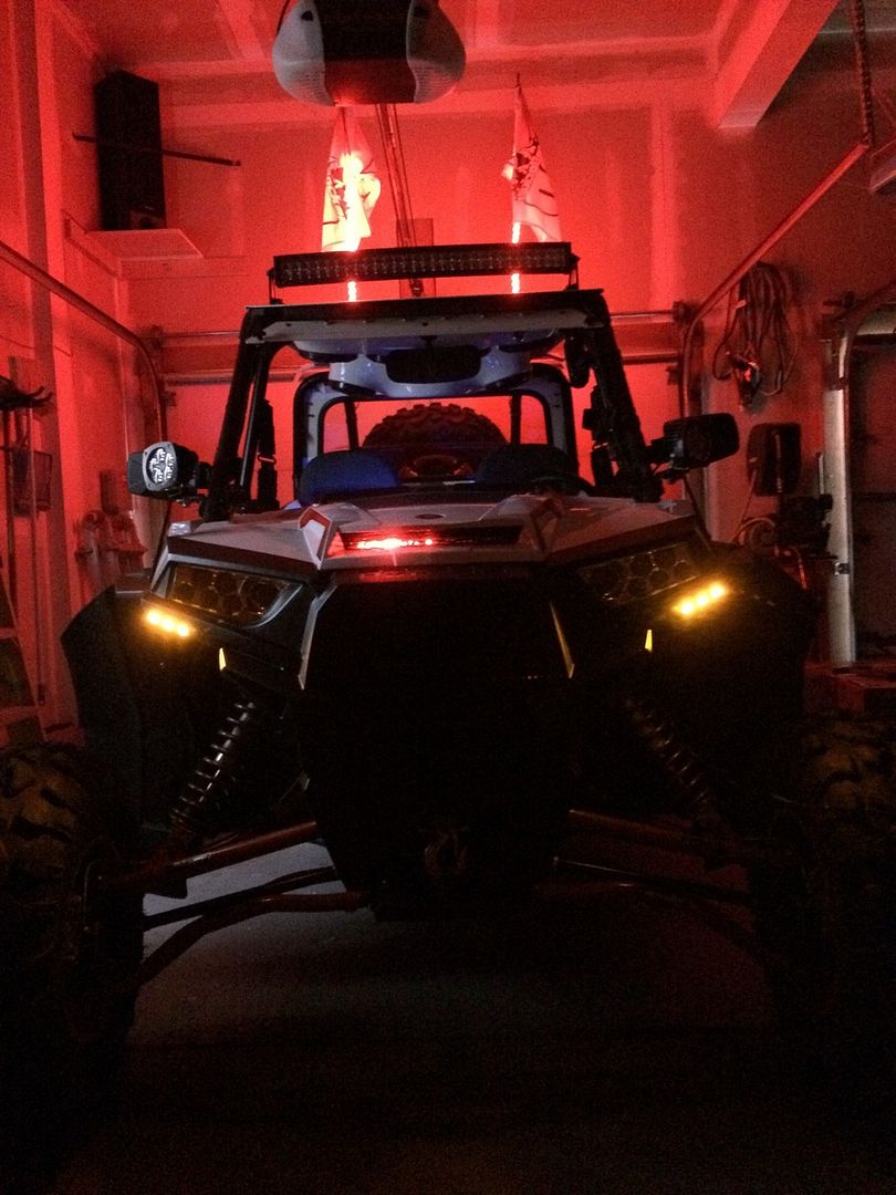 Knight Rider scanner light on XPT hood Polaris RZR Forum RZR