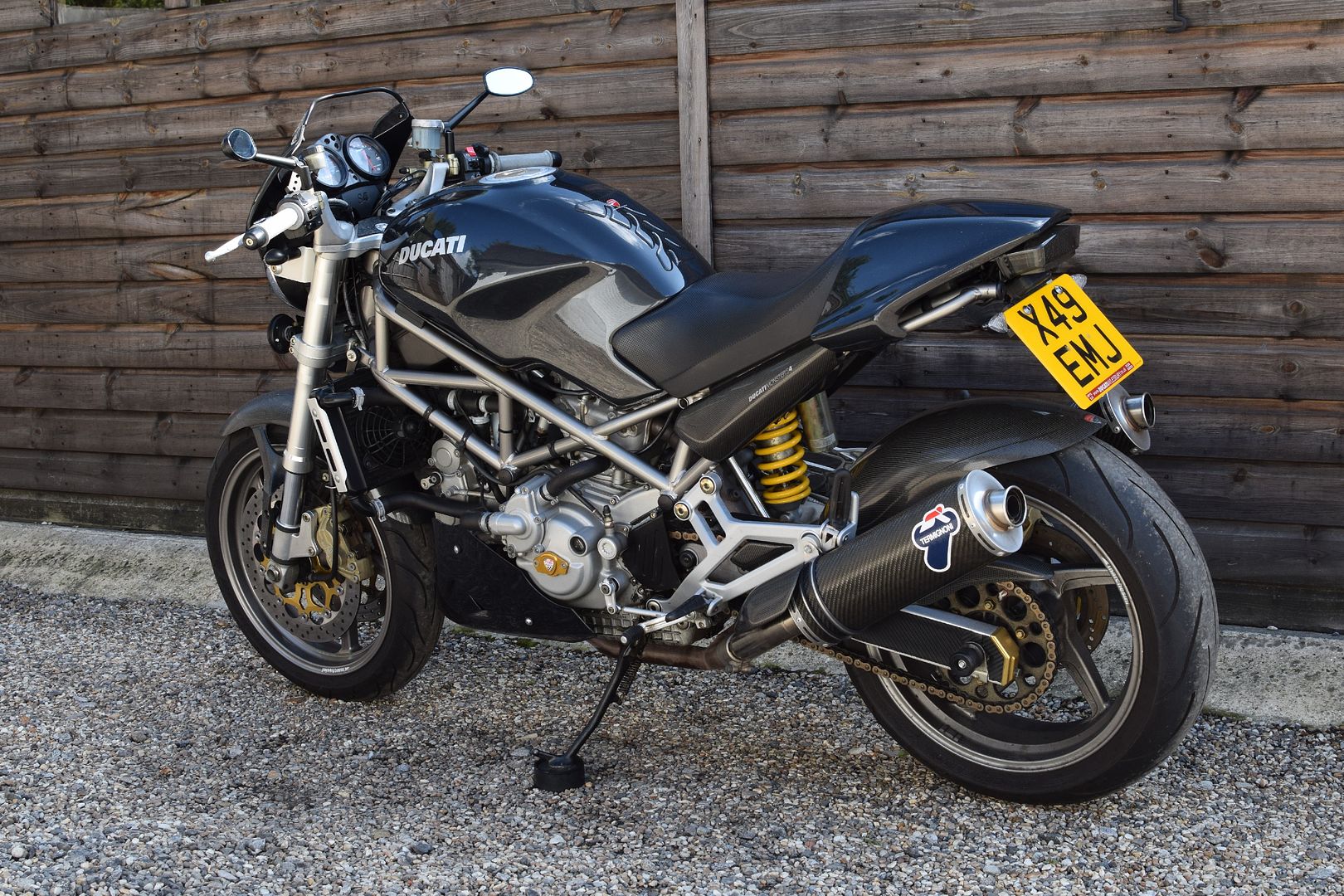 Sold Ducati Monster S4 916 8000 Miles Termignonis Carbon Fibre Parts 01 X Reg Sargents Of Sussex