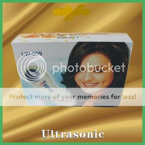 Open Box Ultrasonic Facial Beauty Massager Body Ultrasound Therapy